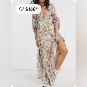 FREE PEOPLE ~ Earthfolk Floral Maxi Dress